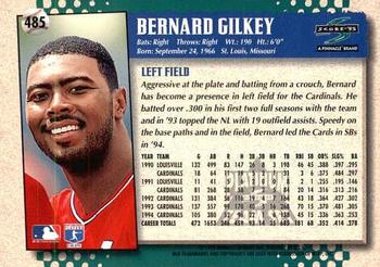 1995 Score - Platinum Team Sets #485 Bernard Gilkey Back