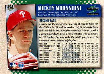 1995 Score - Platinum Team Sets #494 Mickey Morandini Back