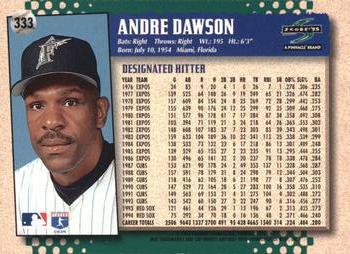 1995 Score - You Trade 'em #333 Andre Dawson Back