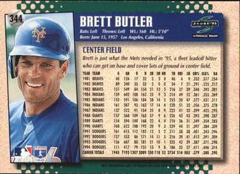 1995 Score - You Trade 'em #344 Brett Butler Back