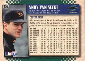 1995 Score - You Trade 'em #352 Andy Van Slyke Back