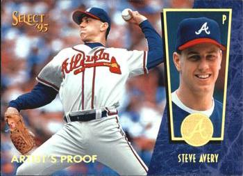 1995 Select - Artist's Proofs #7 Steve Avery Front