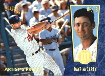 1995 Select - Artist's Proofs #12 David McCarty Front