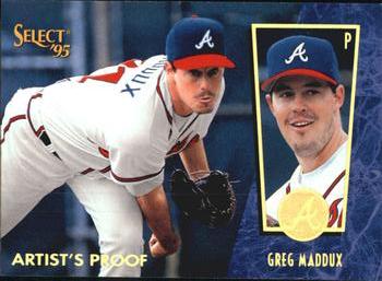 1995 Select - Artist's Proofs #21 Greg Maddux Front