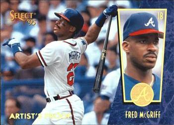 1995 Select - Artist's Proofs #42 Fred McGriff Front