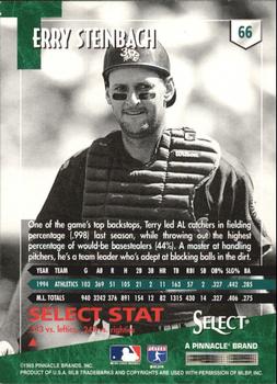 1995 Select - Artist's Proofs #66 Terry Steinbach Back