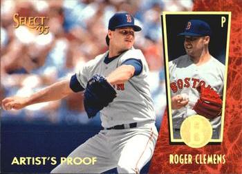 1995 Select - Artist's Proofs #72 Roger Clemens Front