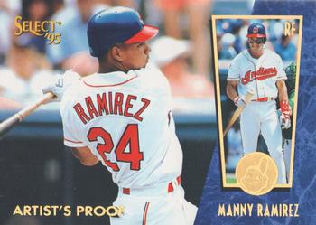1995 Select - Artist's Proofs #81 Manny Ramirez Front