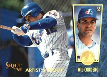 1995 Select - Artist's Proofs #93 Wil Cordero Front