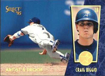 1995 Select - Artist's Proofs #107 Craig Biggio Front