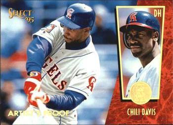 1995 Select - Artist's Proofs #117 Chili Davis Front