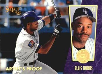 1995 Select - Artist's Proofs #127 Ellis Burks Front
