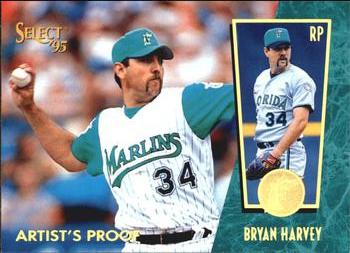 1995 Select - Artist's Proofs #139 Bryan Harvey Front