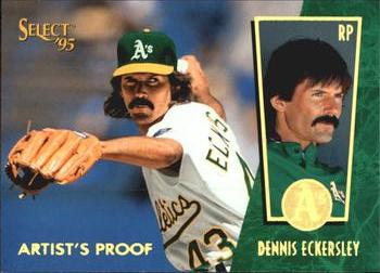 1995 Select - Artist's Proofs #140 Dennis Eckersley Front