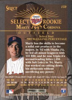 1995 Select - Artist's Proofs #159 Marty Cordova Back