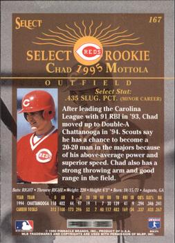 1995 Select - Artist's Proofs #167 Chad Mottola Back
