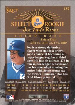 1995 Select - Artist's Proofs #180 Joe Randa Back