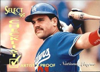 1995 Select - Artist's Proofs #248 National League Checklist Front