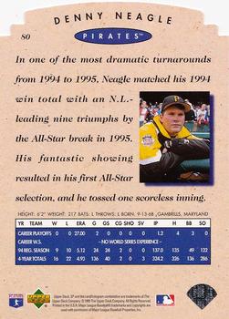 1995 SP Championship - Die Cuts #80 Denny Neagle Back