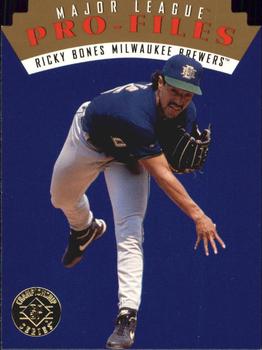 1995 SP Championship - Die Cuts #163 Ricky Bones Front