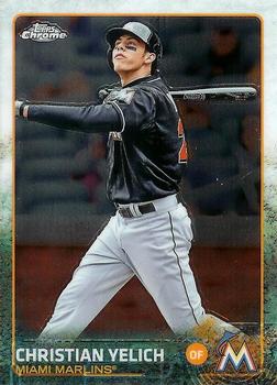 2015 Topps Chrome #48 Christian Yelich Front