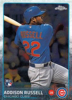 2015 Topps Chrome #24 Addison Russell Front