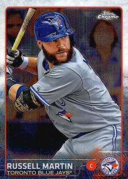 2015 Topps Chrome #61 Russell Martin Front