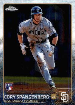 2015 Topps Chrome #132 Cory Spangenberg Front