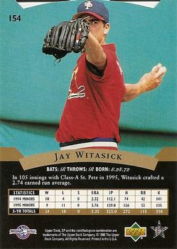 1995 SP Top Prospects #154 Jay Witasick  Back