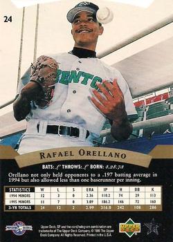 1995 SP Top Prospects #24 Rafael Orellano  Back