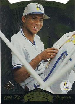 1995 SP Top Prospects #72 Sergio Nunez  Front