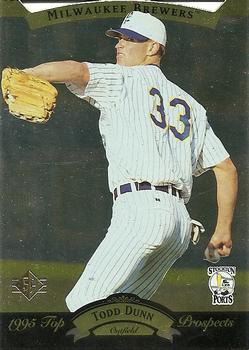 1995 SP Top Prospects #82 Todd Dunn  Front