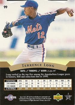 1995 SP Top Prospects #99 Terrence Long  Back
