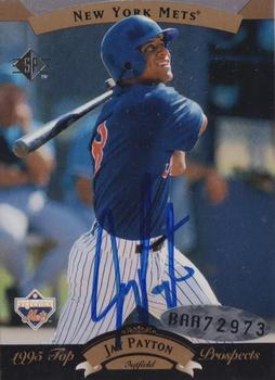 1995 SP Top Prospects - Autographs #NNO Jay Payton Front