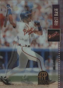 1995 Sportflix - Artist's Proofs #3 Fred McGriff Front