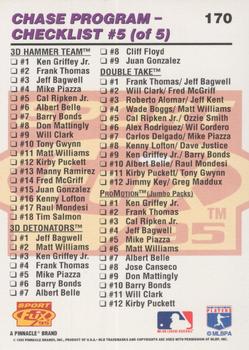 1995 Sportflix - Artist's Proofs #170 Barry Bonds / Cal Ripken Jr. Back