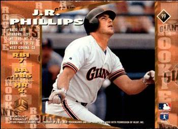 1995 Sportflix UC3 - Artist's Proofs #99 J.R. Phillips Back