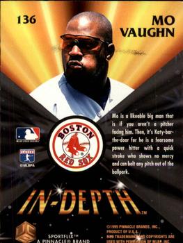 1995 Sportflix UC3 - Artist's Proofs #136 Mo Vaughn Back