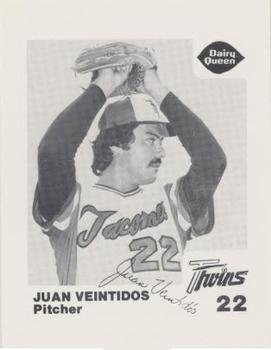 1977 Dairy Queen Tacoma Twins #22 Juan Veintidos Front