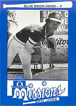 1977 Mr. Chef's San Jose Missions #3 Blue Moon Odom Front