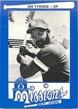 1977 Mr. Chef's San Jose Missions #7 Jim Tyrone Front