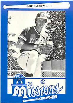 1977 Mr. Chef's San Jose Missions #14 Bob Lacey Front