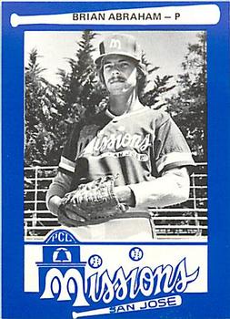 1977 Mr. Chef's San Jose Missions #23 Brian Abraham Front