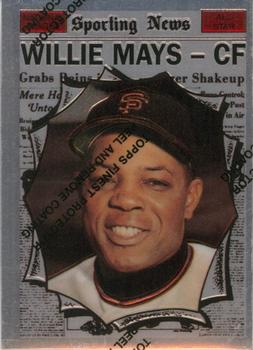 1997 Topps - Willie Mays Commemorative Reprints Finest #15 Willie Mays Front
