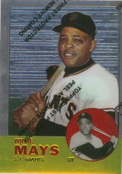1997 Topps - Willie Mays Commemorative Reprints Finest #17 Willie Mays Front