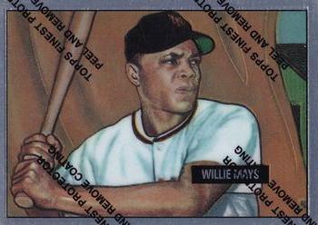 1997 Topps - Willie Mays Commemorative Reprints Finest #1 Willie Mays Front