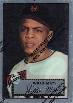 1997 Topps - Willie Mays Commemorative Reprints Finest #2 Willie Mays Front