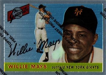 1997 Topps - Willie Mays Commemorative Reprints Finest #7 Willie Mays Front