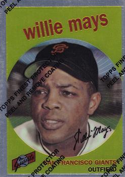 1997 Topps - Willie Mays Commemorative Reprints Finest #11 Willie Mays Front