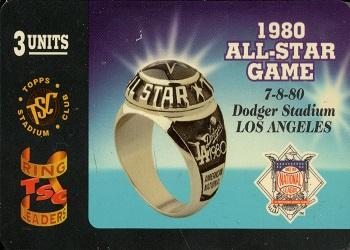 1995 Stadium Club - Phone Cards #NNO 1980 All-Star Game Front
